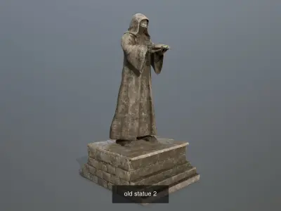 statue full set  3D Model Pack