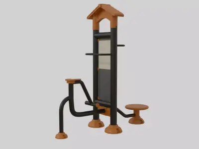 Playground Sport Equipment - 07 3D model