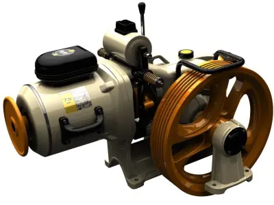 Elevator Motor 3D model