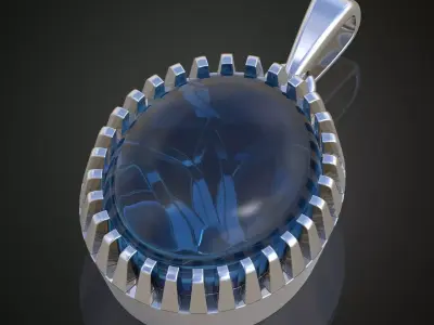 Pendant model 3D 0247 printable model Free 3D print model