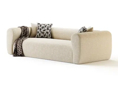 Zola Sofa Family 3D model