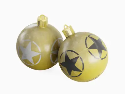 Christmas Tree Ornament 03 Low-poly 3D model