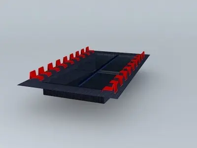 An Indoor Pool Free 3D model