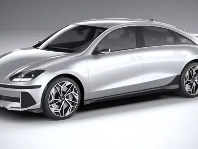 Hyundai Ionic 6 2023 3D model