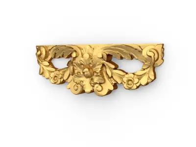 Classic decor ornament 319 3D model