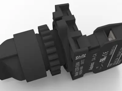  selector Switch Button 3D model