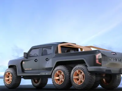 Rezvani Hercules 6x6 3D model