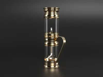 First Oil Lamp 3D model