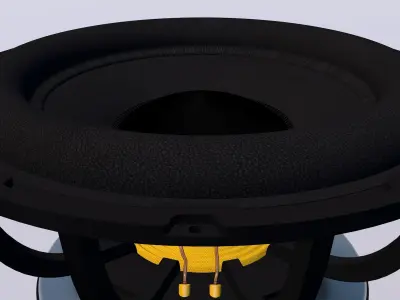 Subwoofer speaker 3D model