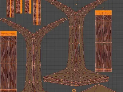 Candle Base Free low-poly 3D model