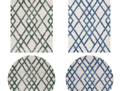 Rugs No 241 Low-poly 3D model