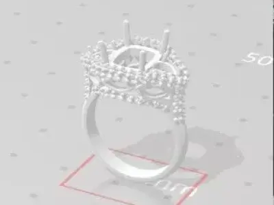 square stone and pear shape Free 3D print model