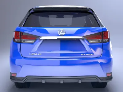 Lexus RX450h 2022 3D model