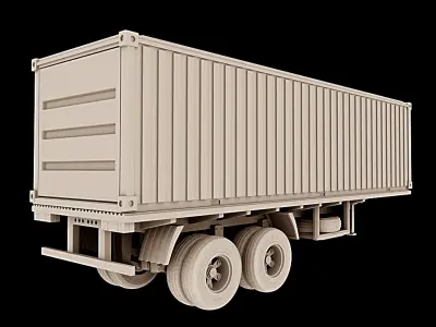 CONTAINER TRUCK 3D print model