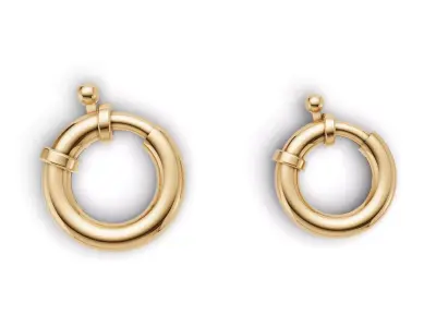 Round Spring Clasp 3D print model