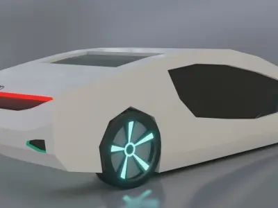 Audi A9 Futuristic Concept for cheap and Print Ready 3D print model