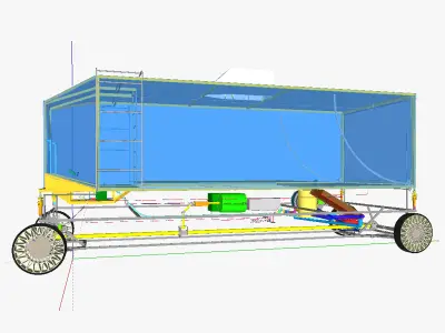 AT minivan EM 3D model