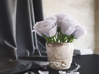 Flowers pack 3D model