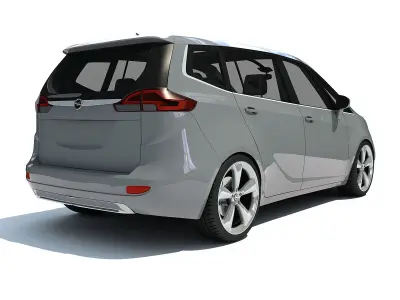 Opel Zafira 3D Car Model 3D model