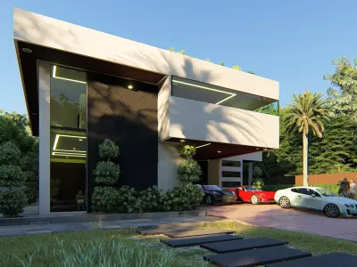 MODERN HOUSE 3 3D model