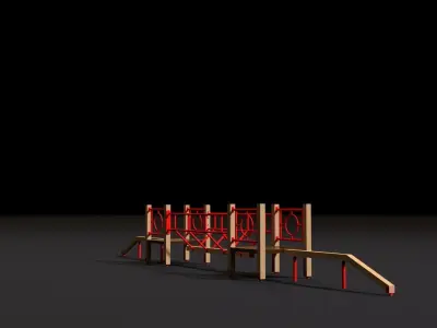 Sports complex 27 3D model