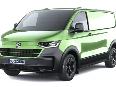 Volkswagen Transporter T7 Panamericana SWB 2025 3D model