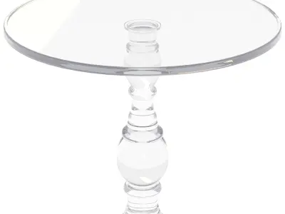 Minimalist Side Table 3D model