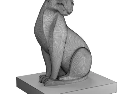 Lion Statue Free 3D model
