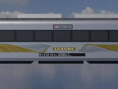 K1 Luxury Stainless Steel New Generation KA Argo Lawu 2023 3D model