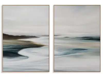 Abstract Painting Frame set 3D model 298