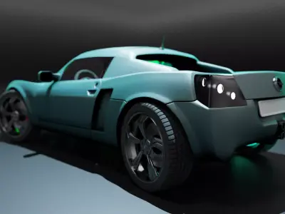 High Detailed Opel Speedster 3D model