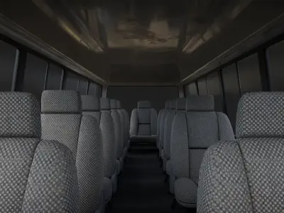 Mazda T3500 Bus Low-poly 3D model