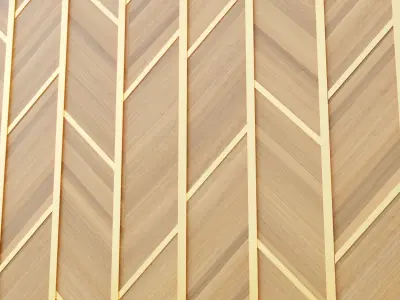 Wall wood V25 for your interior wall wood 3D model