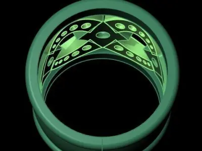 Diamond Ring 006 3D print model