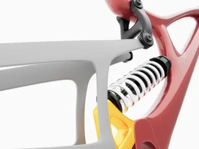 Downhill frame Specialized Santacruz v10 carbon 3D model