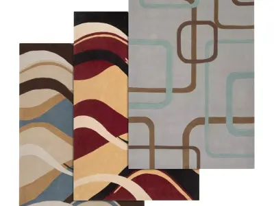 Rug Set 2260 3D model