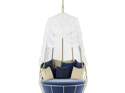 Roberti Rattan  Gravity swing sofa 3D model