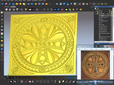 The Transformed Holy Cross 3D model