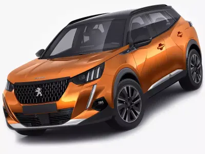 Peugeot 2008 2020 3D model