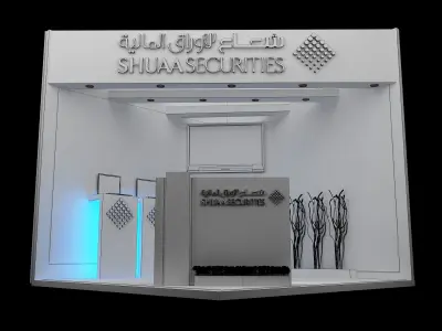  Booth Exhibition Stand a382a 3D model