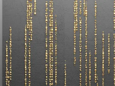 Panel painting MATRIX 3D 3D model