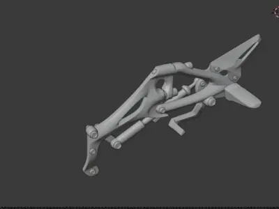 foostep ducati panigale Low-poly 3D model