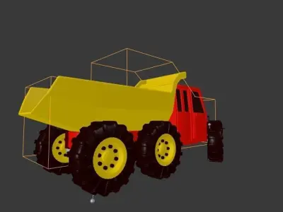 toy car model Low-poly 3D model