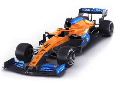 F1 2020 McLaren MCL35 3D model