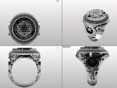 Muhru Suleyman Yuzugu 3D print model