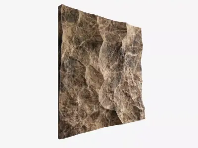 41-RockPanel rock wall texture 3D model