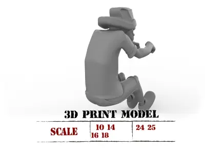 FREE STL The Rebel Driver figure cartoon style  Free 3D print model