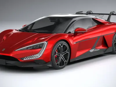 BYD Yangwang U9 2025 3D model