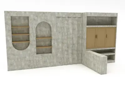 bohemian wall decor 3D Low-poly 3D model