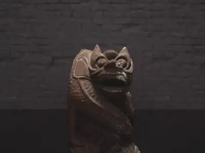 3D Scan - Dragon Sculpture 3D model